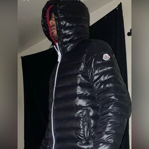 Moncler Shiny Black Jacket